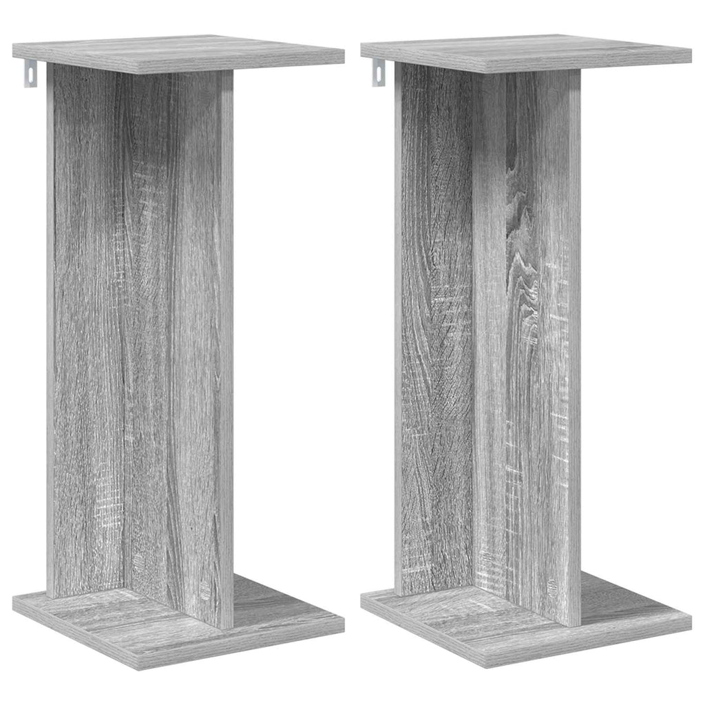 Supporto per piante 2 pcs Sonoma grigia 25 x 25,5 x 60,5 cm