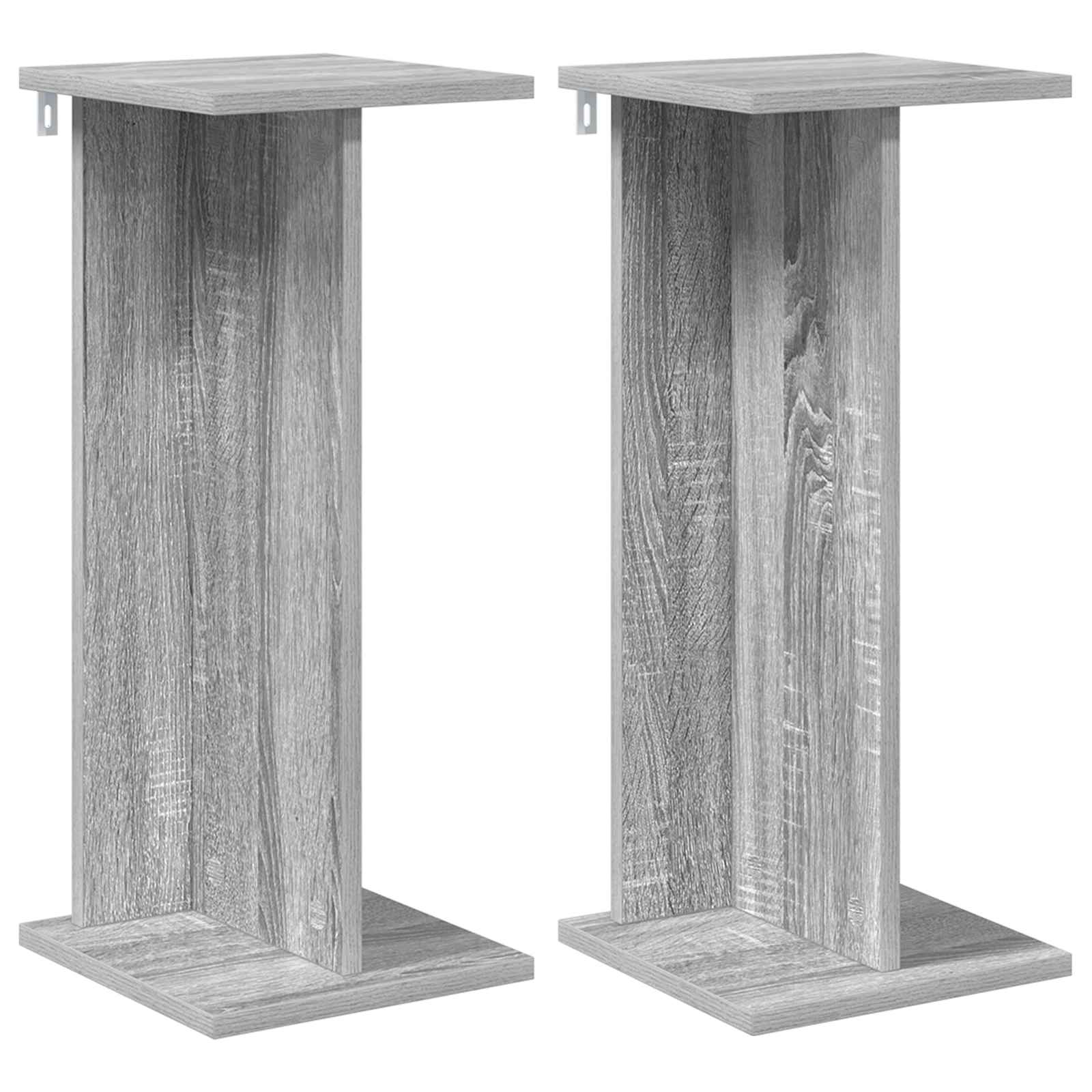 Supporto per piante 2 pcs Sonoma grigia 25 x 25,5 x 60,5 cm