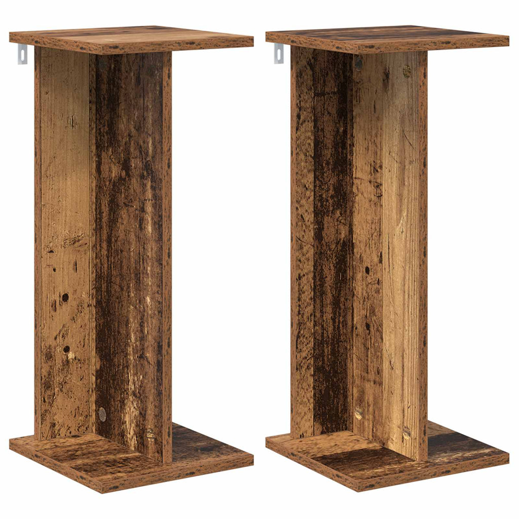 Supporto per piante 2 pcs Legno vecchio 25 x 25,5 x 60,5 cm