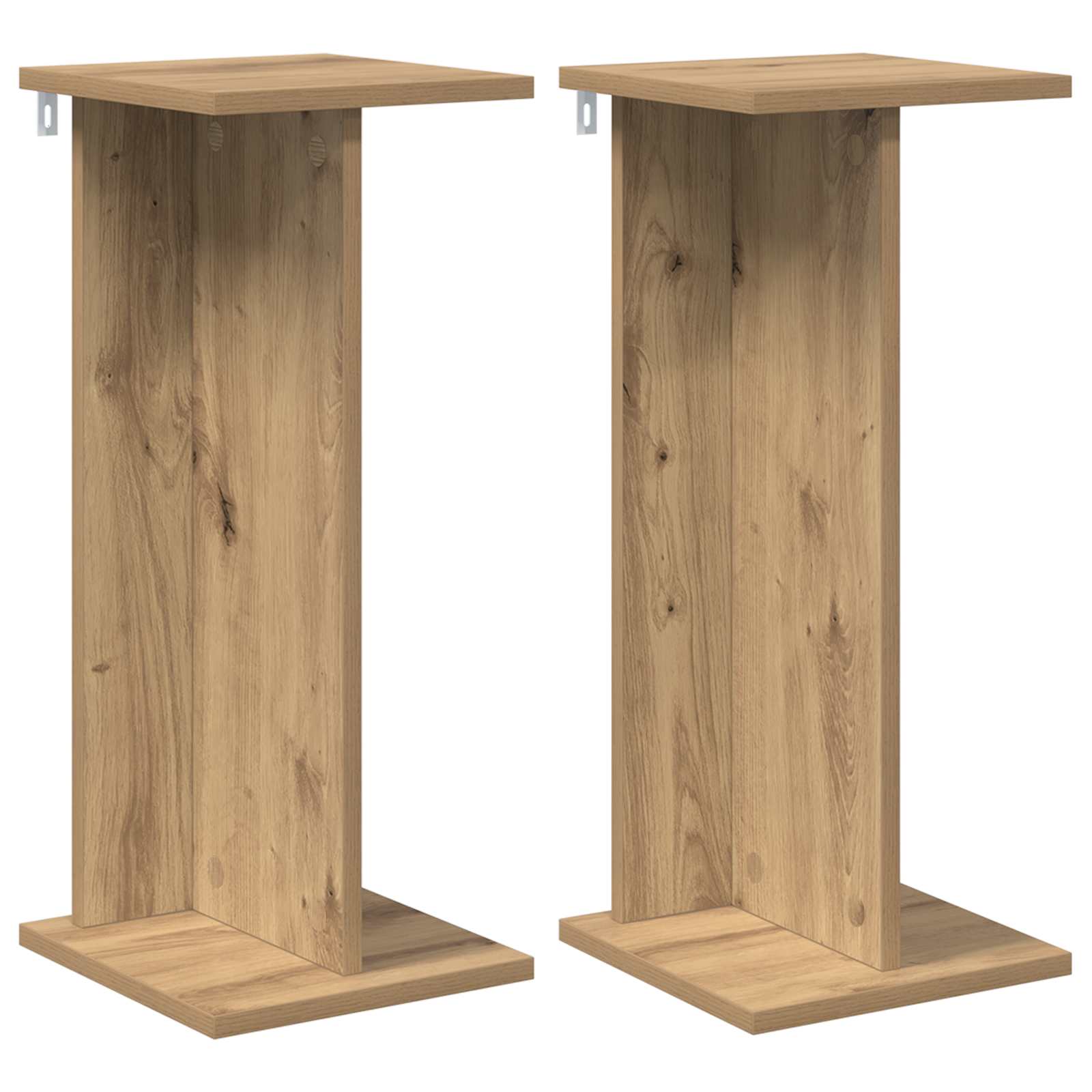 Supporto per piante 2 pcs Rovere Artigianale