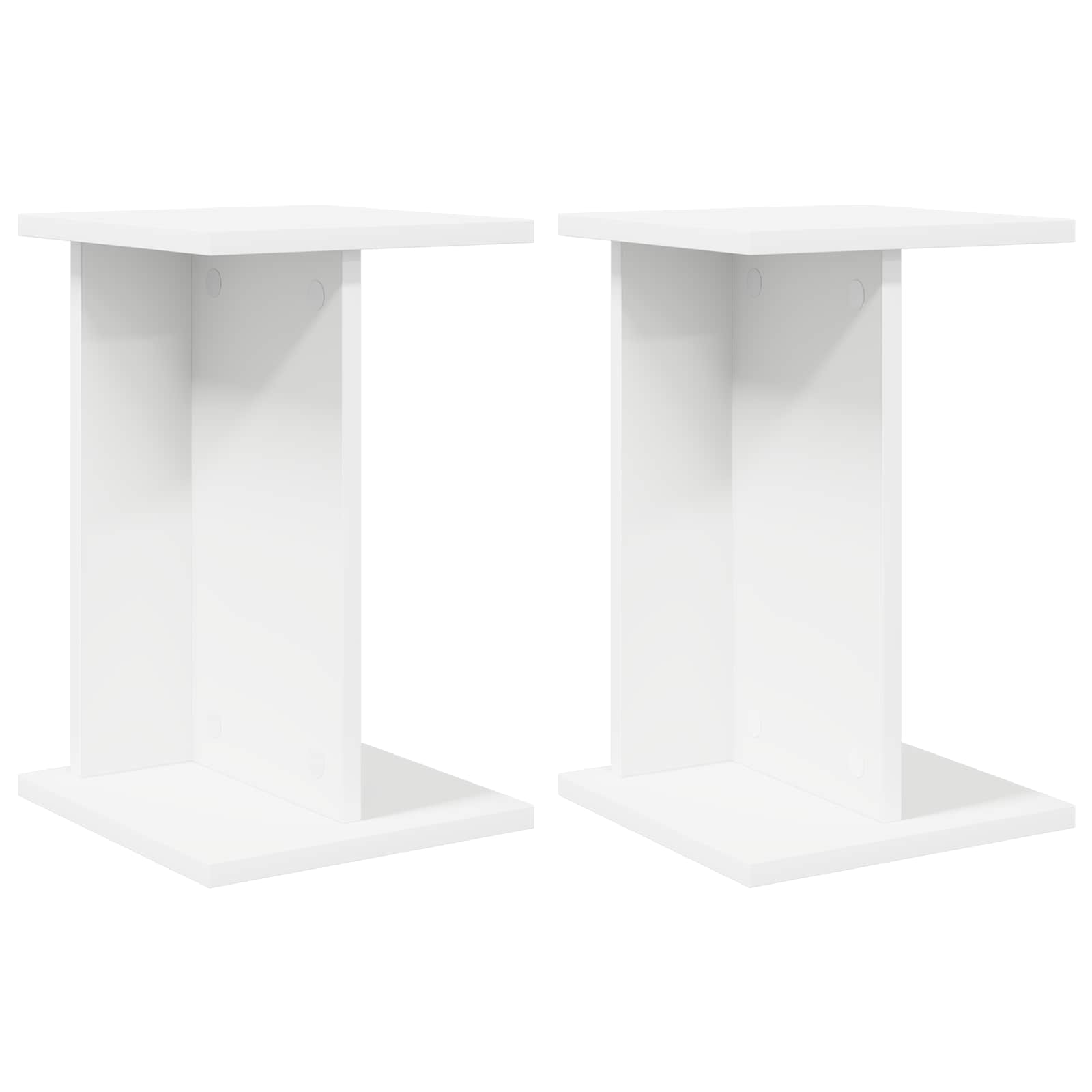 Supporto per piante 2 pcs Bianco 25 x 25,5 x 40,5 cm
