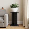 Supporto per piante Rovere Nero 25 x 25,5 x 40,5 cm