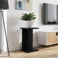 Supporto per piante 2 pcs Rovere Nero 25 x 25,5 x 40,5 cm