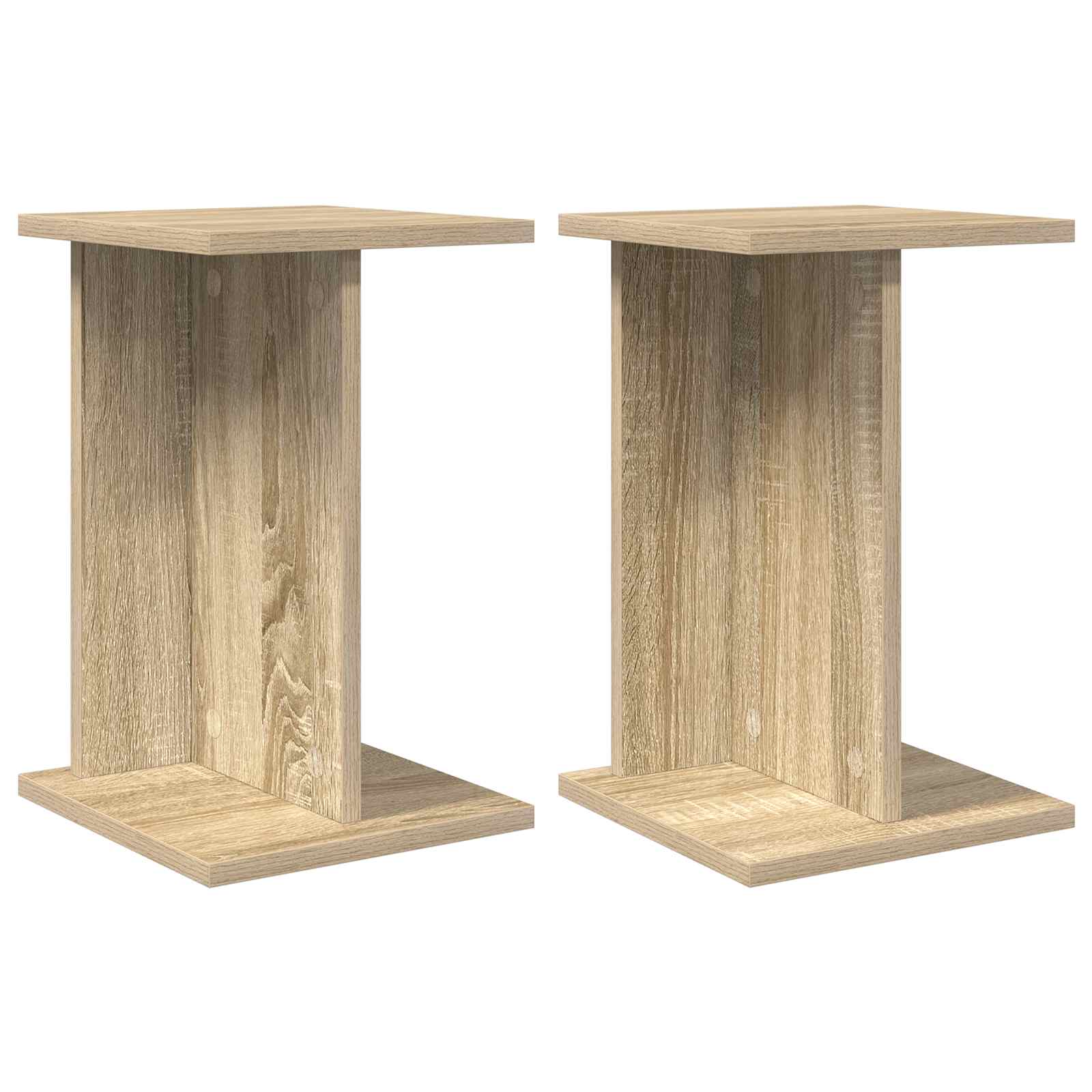 Supporto per piante 2 pcs Rovere Sonoma 25 x 25,5 x 40,5 cm