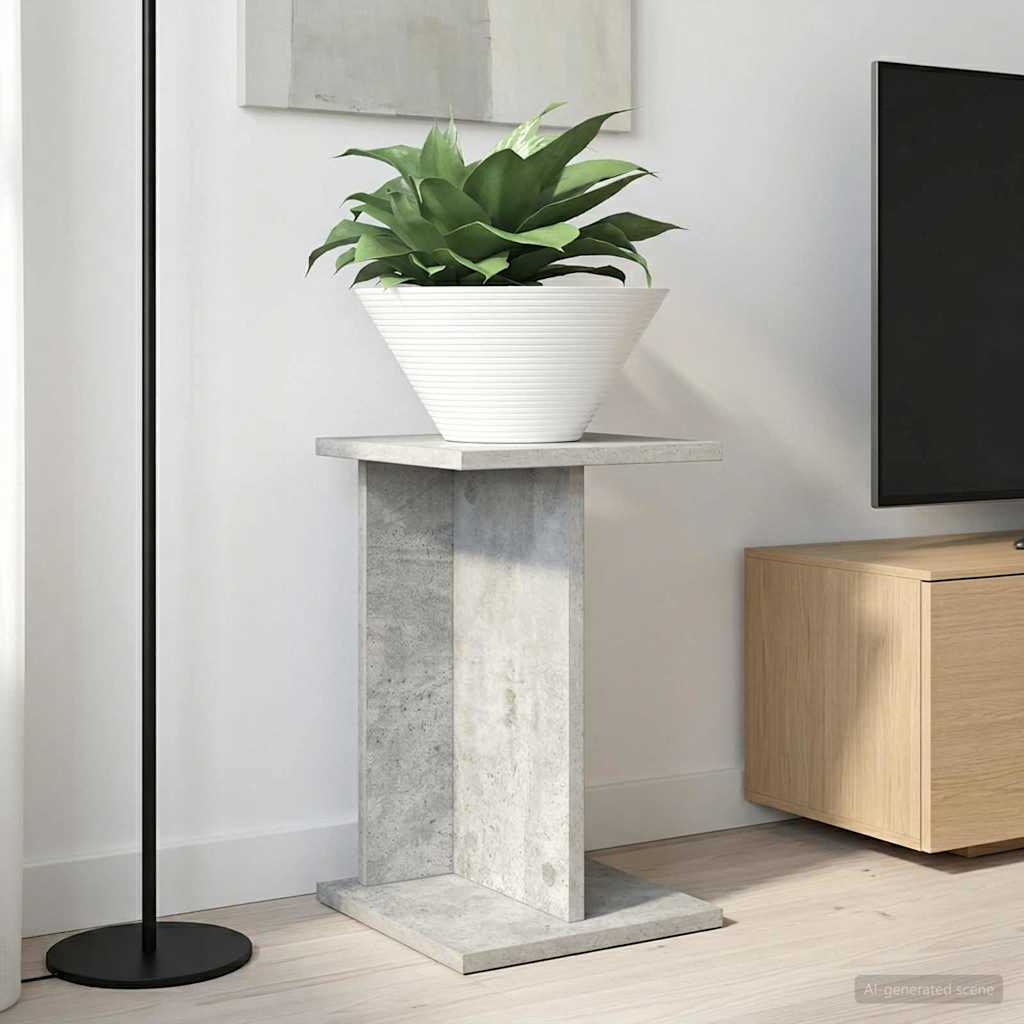 Supporto per piante 2 pcs Grigio Cemento 25 x 25,5 x 40,5 cm