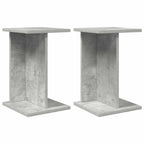 Supporto per piante 2 pcs Grigio Cemento 25 x 25,5 x 40,5 cm