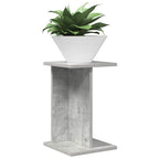 Supporto per piante 2 pcs Grigio Cemento 25 x 25,5 x 40,5 cm