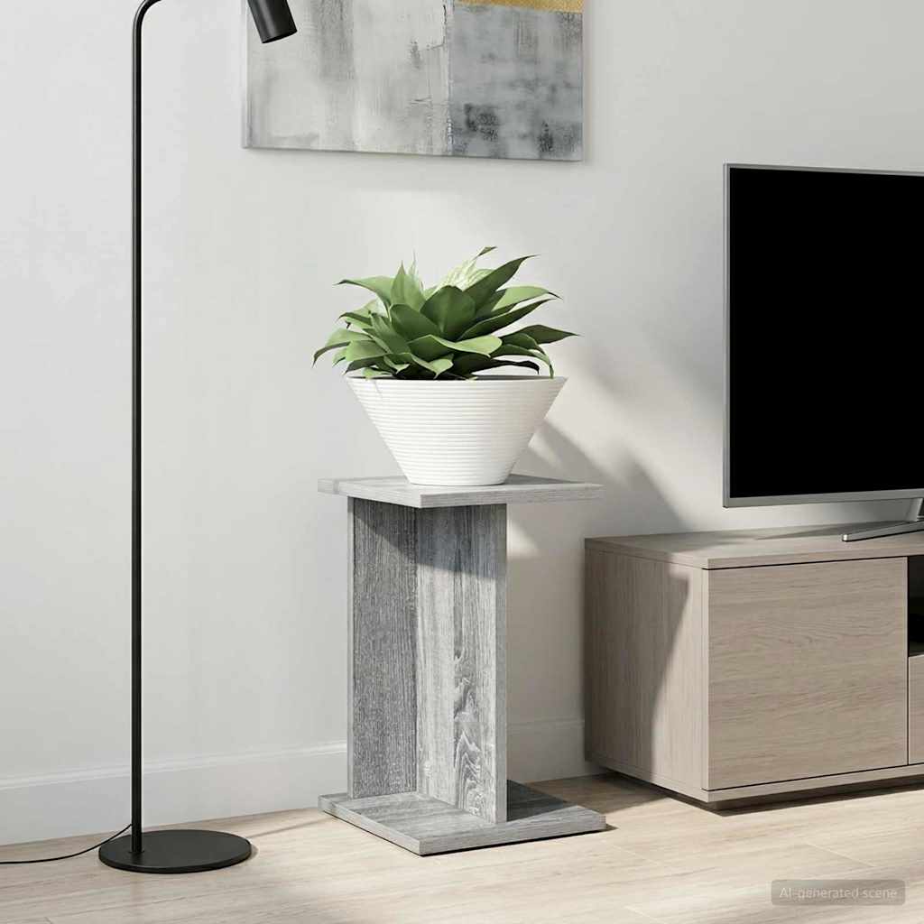 Supporto per piante 2 pcs Sonoma grigia 25 x 25,5 x 40,5 cm