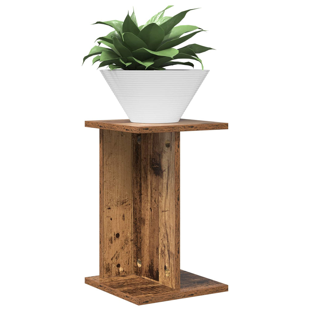 Supporto per piante 2 pcs Legno vecchio 25 x 25,5 x 40,5 cm