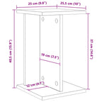 Supporto per piante 2 pcs Rovere Artigianale
