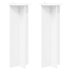 Supporto per piante 2 pcs Bianco Ø40 x 100 cm