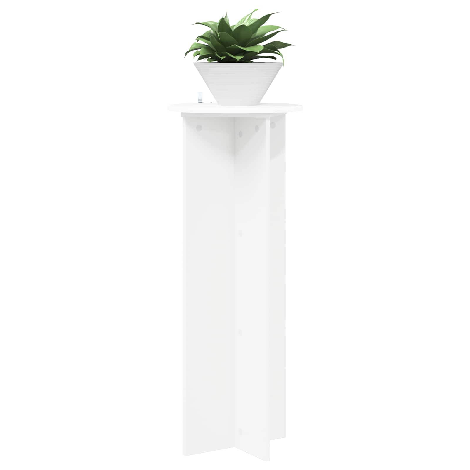Supporto per piante 2 pcs Bianco Ø40 x 100 cm