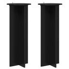 Supporto per piante 2 pcs Nero Ø40 x 100 cm