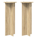 Supporto per piante 2 pcs Rovere Sonoma Ø40 x 100 cm