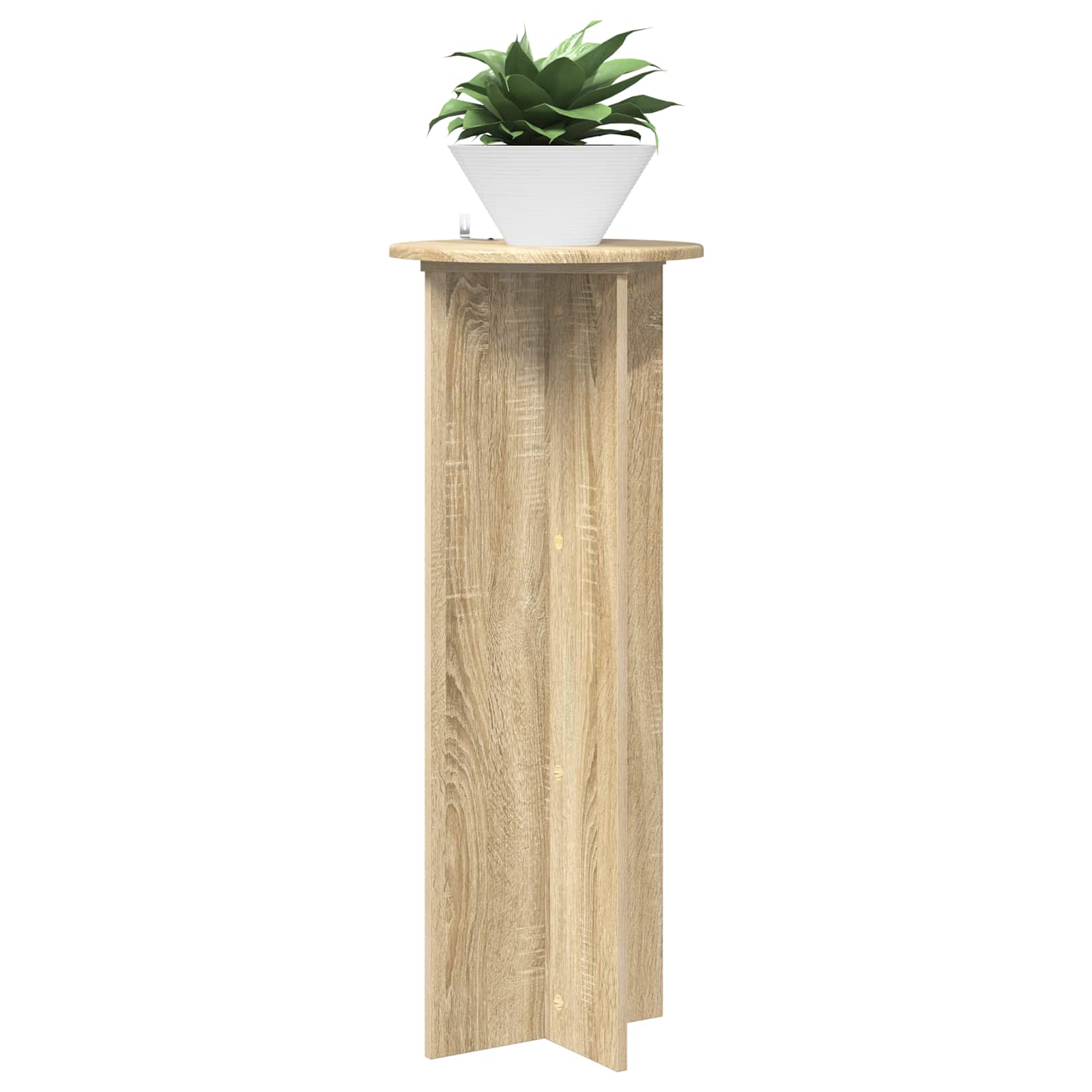 Supporto per piante 2 pcs Rovere Sonoma Ø40 x 100 cm