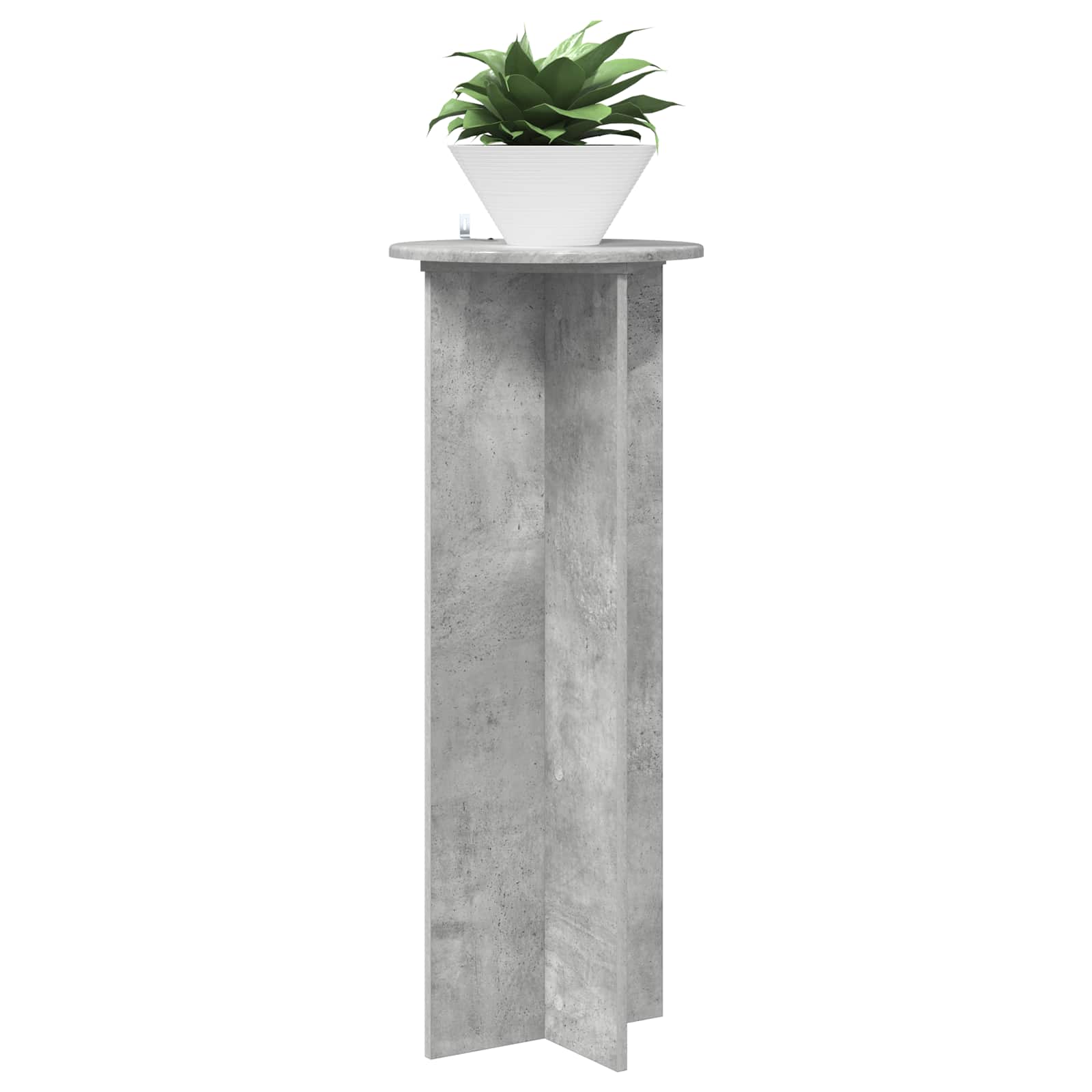 Supporto per piante 2 pcs Grigio Cemento Ø40 x 100 cm