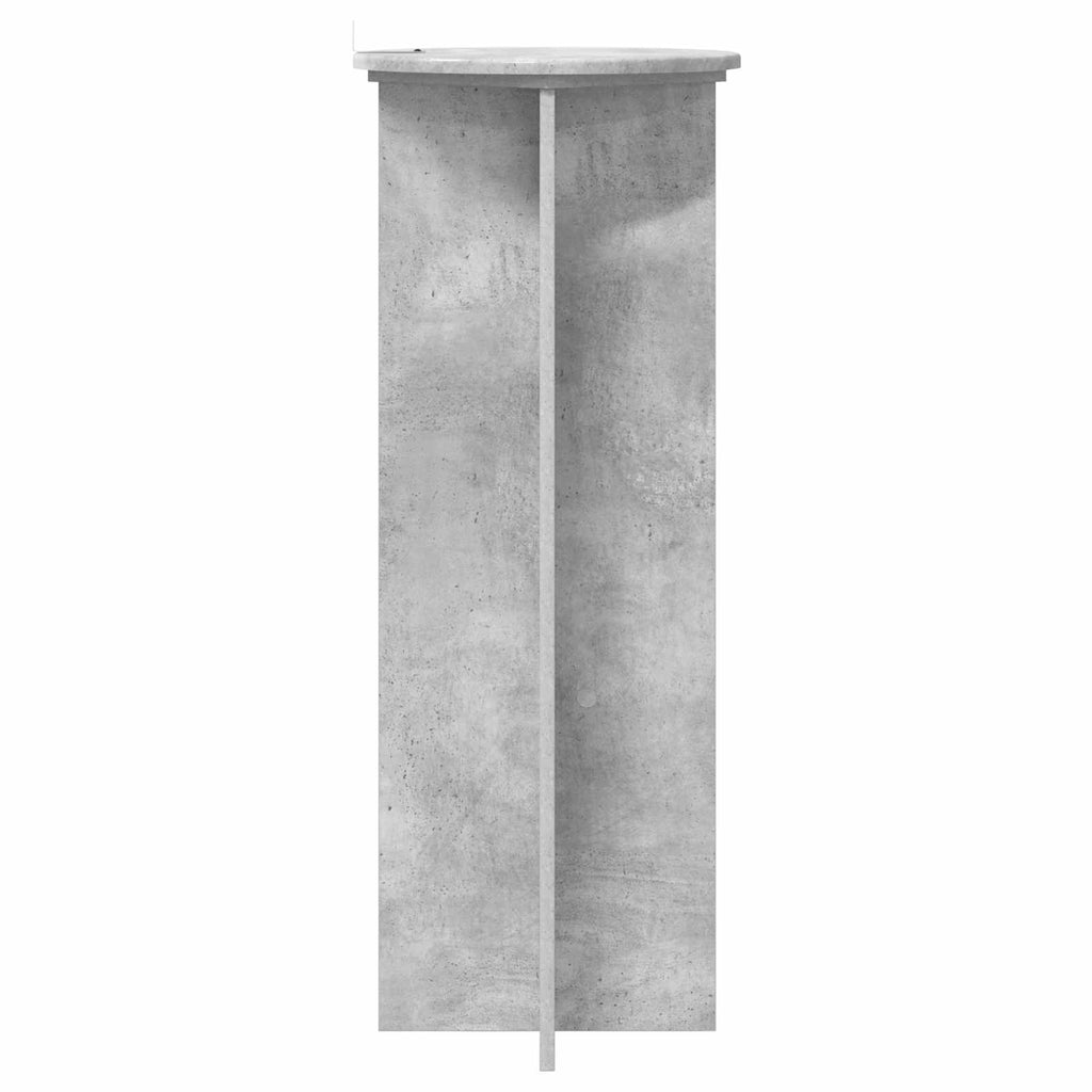 Supporto per piante 2 pcs Grigio Cemento Ø40 x 100 cm