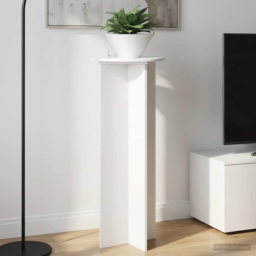 Supporto per piante 2 pcs Bianco Lucido Ø40 x 100 cm