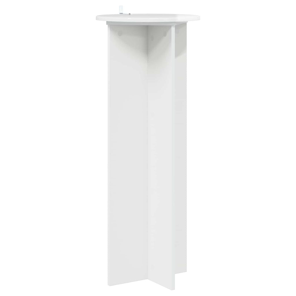 Supporto per piante 2 pcs Bianco Lucido Ø40 x 100 cm