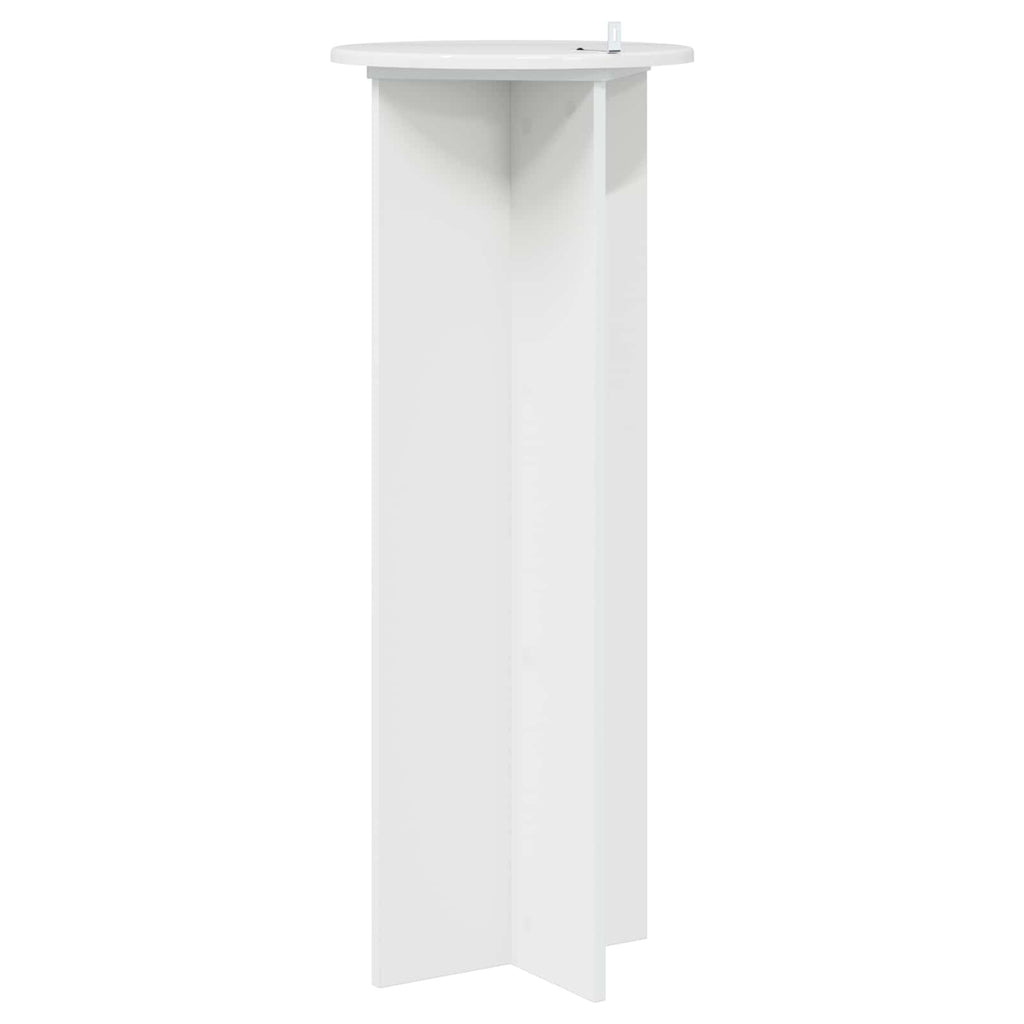 Supporto per piante 2 pcs Bianco Lucido Ø40 x 100 cm