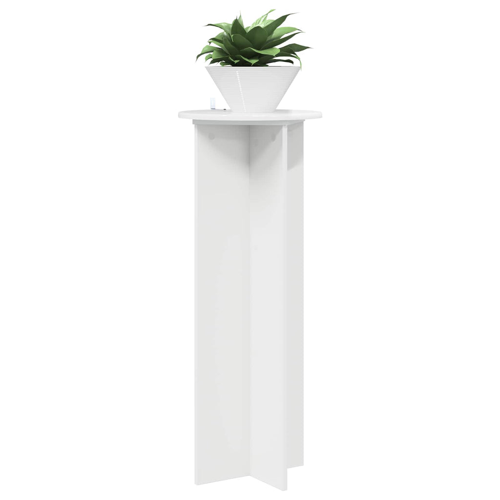 Supporto per piante 2 pcs Bianco Lucido Ø40 x 100 cm
