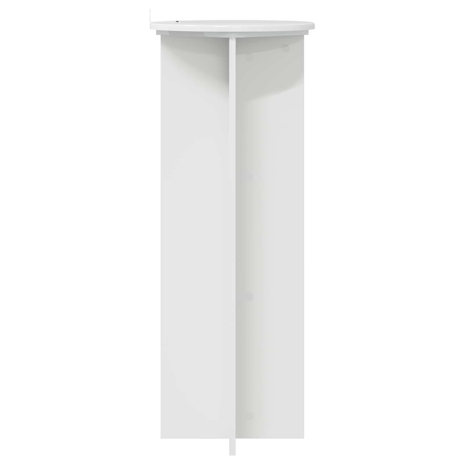 Supporto per piante 2 pcs Bianco Lucido Ø40 x 100 cm