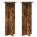 Supporto per piante 2 pcs Rovere Fumo Ø40 x 100 cm