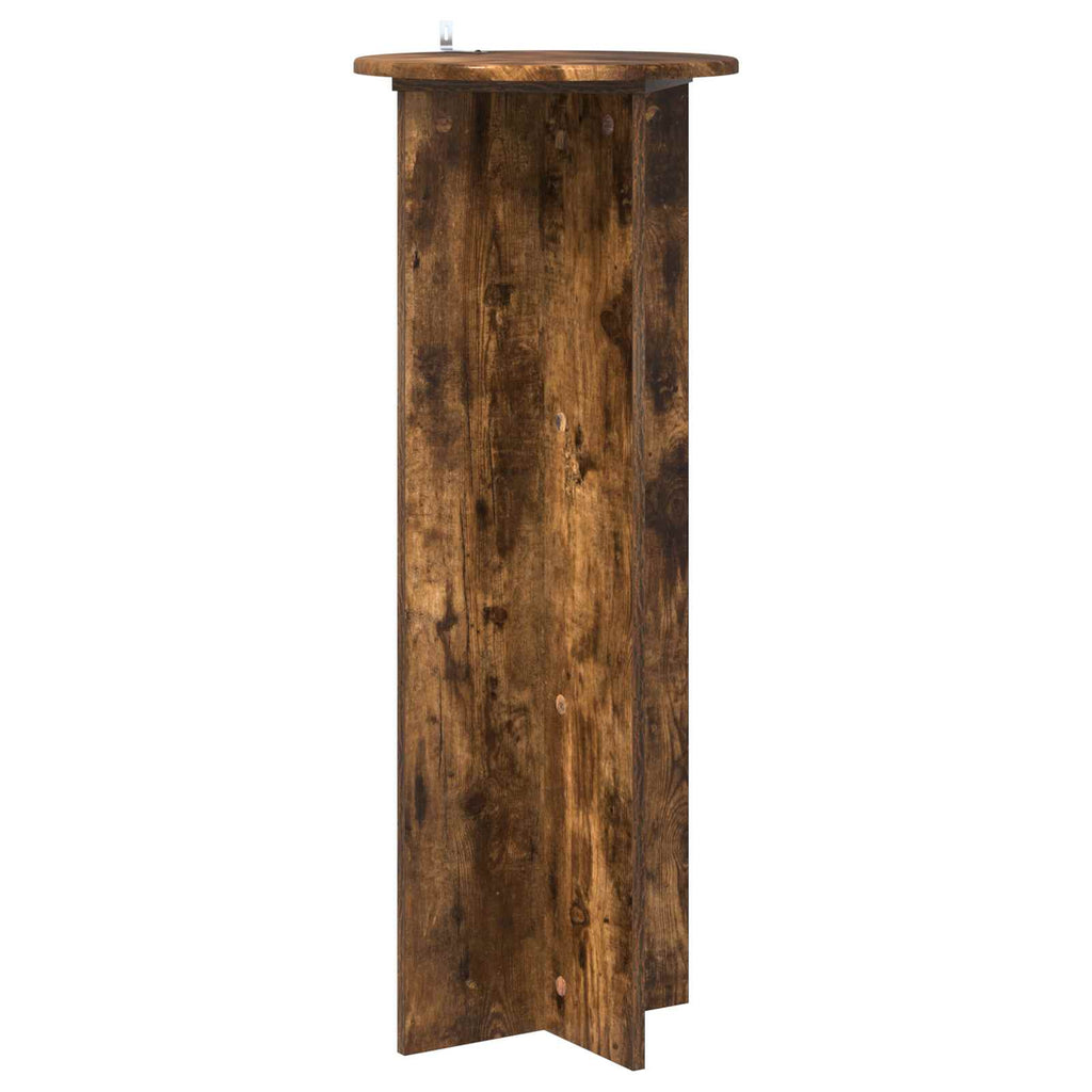 Supporto per piante 2 pcs Rovere Fumo Ø40 x 100 cm