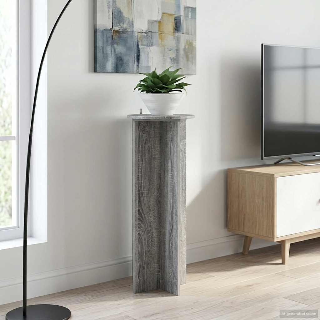 Supporto per piante 2 pcs Grigio Sonoma Ø40 x 100 cm