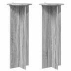 Supporto per piante 2 pcs Grigio Sonoma Ø40 x 100 cm