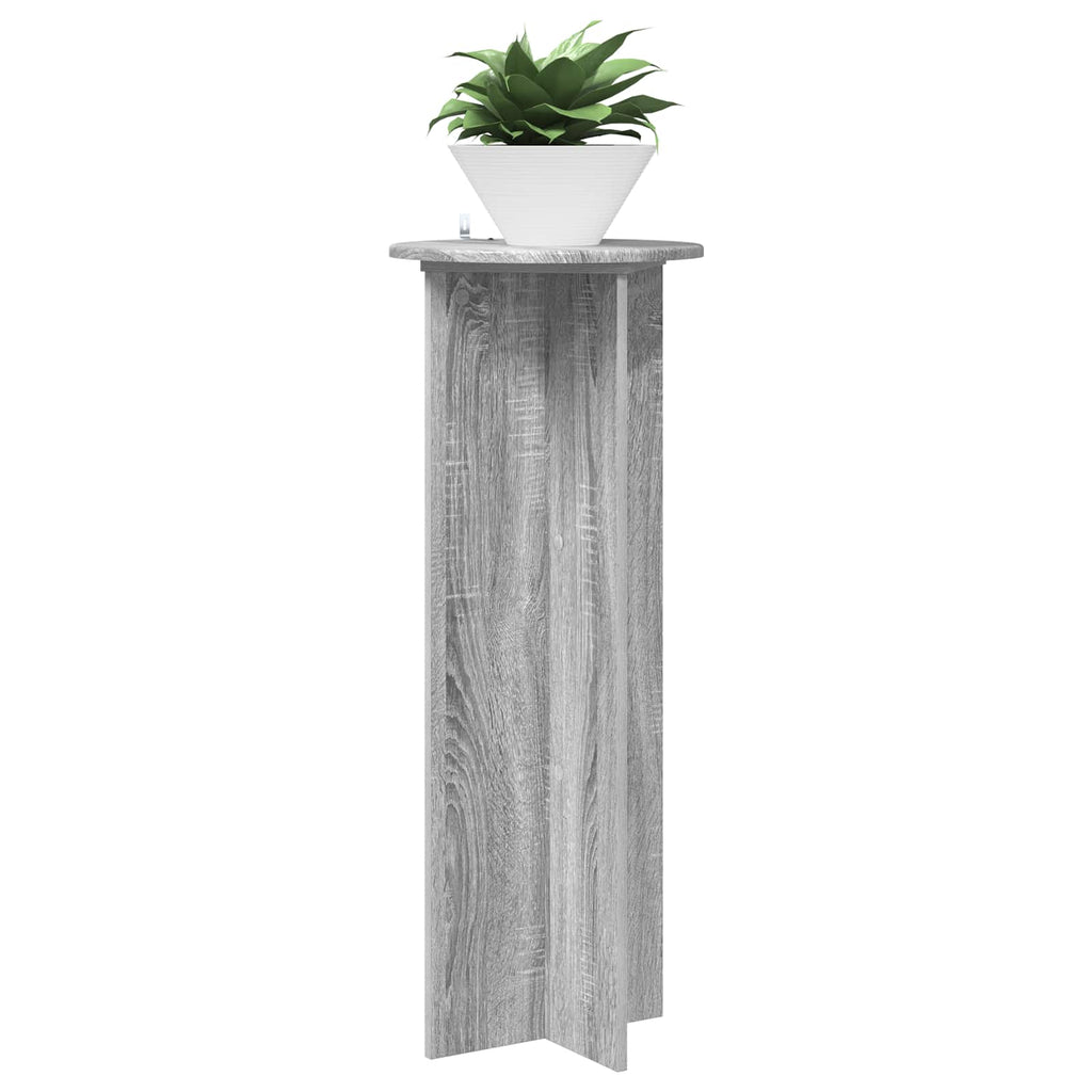 Supporto per piante 2 pcs Grigio Sonoma Ø40 x 100 cm