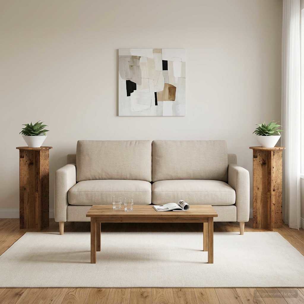 Supporto per piante 2 pcs Legno antico Ø40 x 100 cm