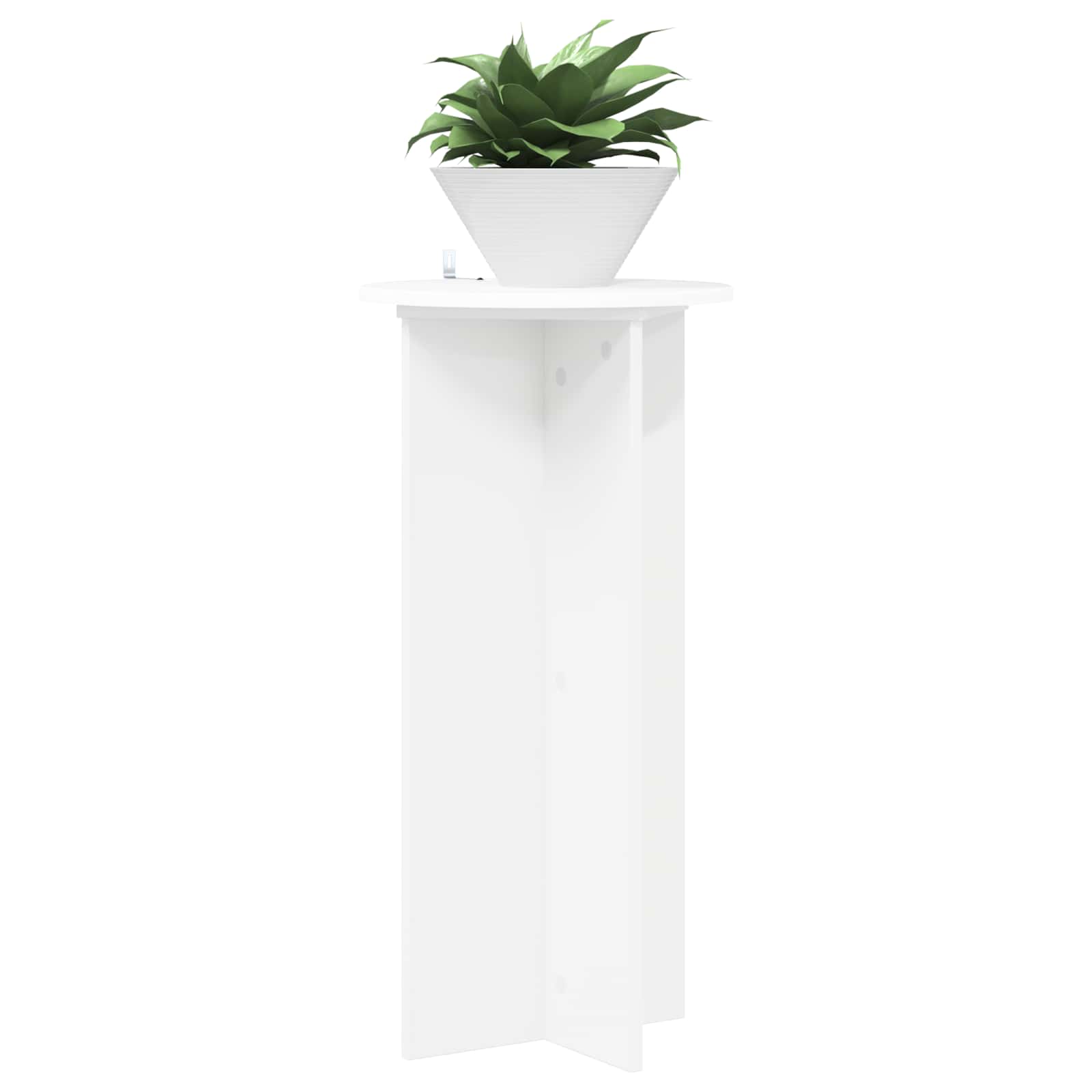 Supporto per piante 2 pcs Bianco Ø40 x 80 cm