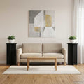 Supporto per piante 2 pcs Nero 40 x 40 x 80 cm