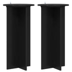 Supporto per piante 2 pcs Nero 40 x 40 x 80 cm