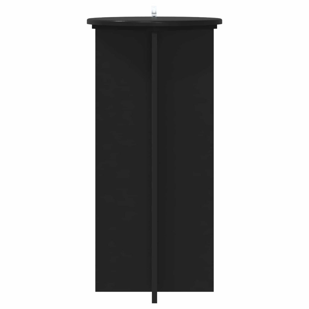 Supporto per piante 2 pcs Nero 40 x 40 x 80 cm