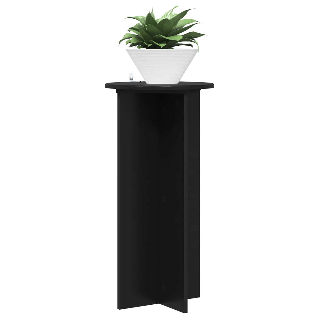Supporto per piante 2 pcs Nero 40 x 40 x 80 cm