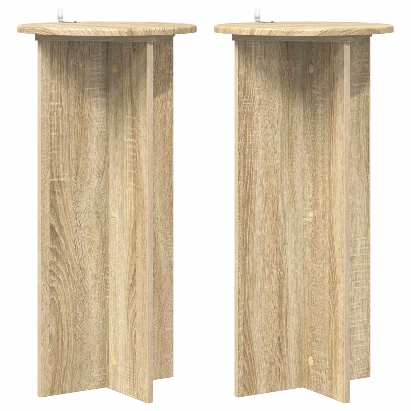 Supporto per piante 2 pcs Rovere Sonoma 40 x 40 x 80 cm