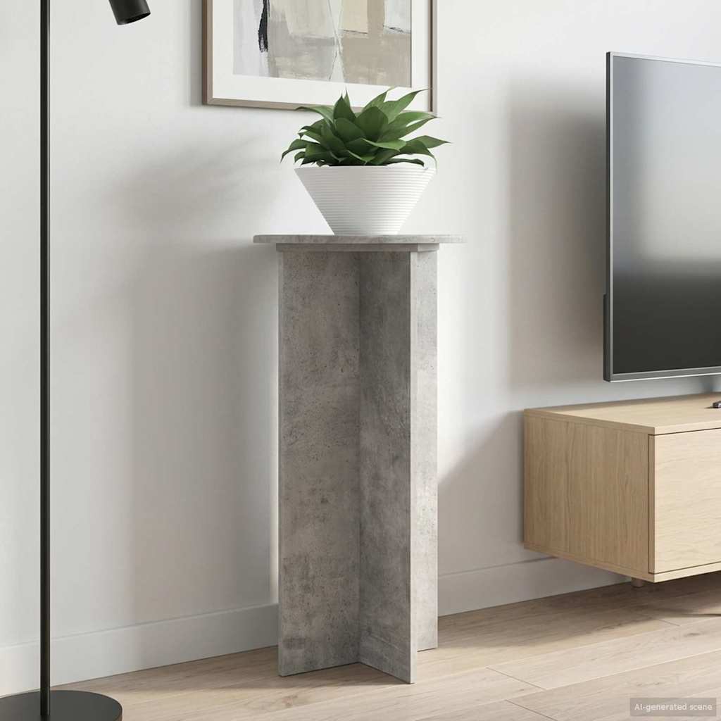 Supporto per piante 2 pcs Grigio Cemento 40 x 40 x 80 cm