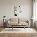 Supporto per piante 2 pcs Grigio Cemento 40 x 40 x 80 cm