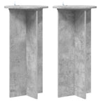 Supporto per piante 2 pcs Grigio Cemento 40 x 40 x 80 cm