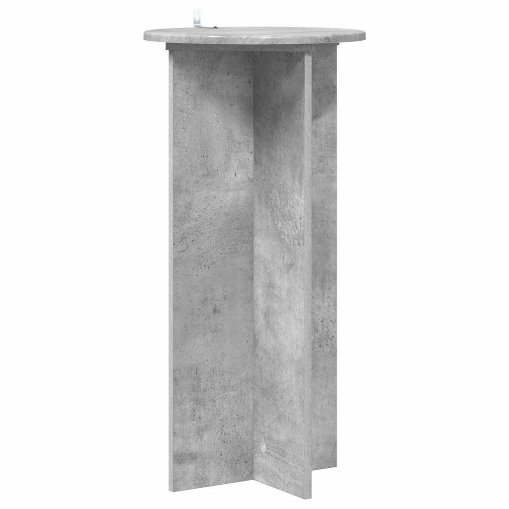 Supporto per piante 2 pcs Grigio Cemento 40 x 40 x 80 cm