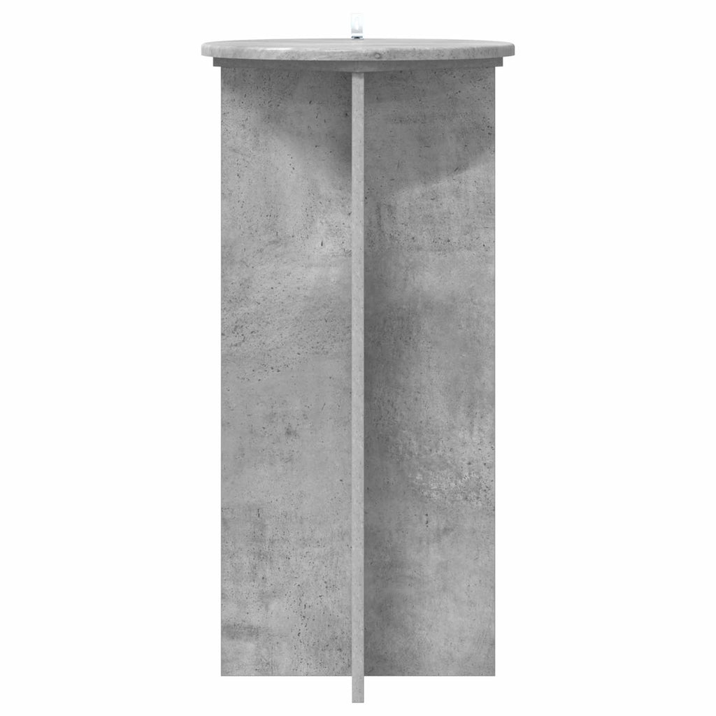 Supporto per piante 2 pcs Grigio Cemento 40 x 40 x 80 cm
