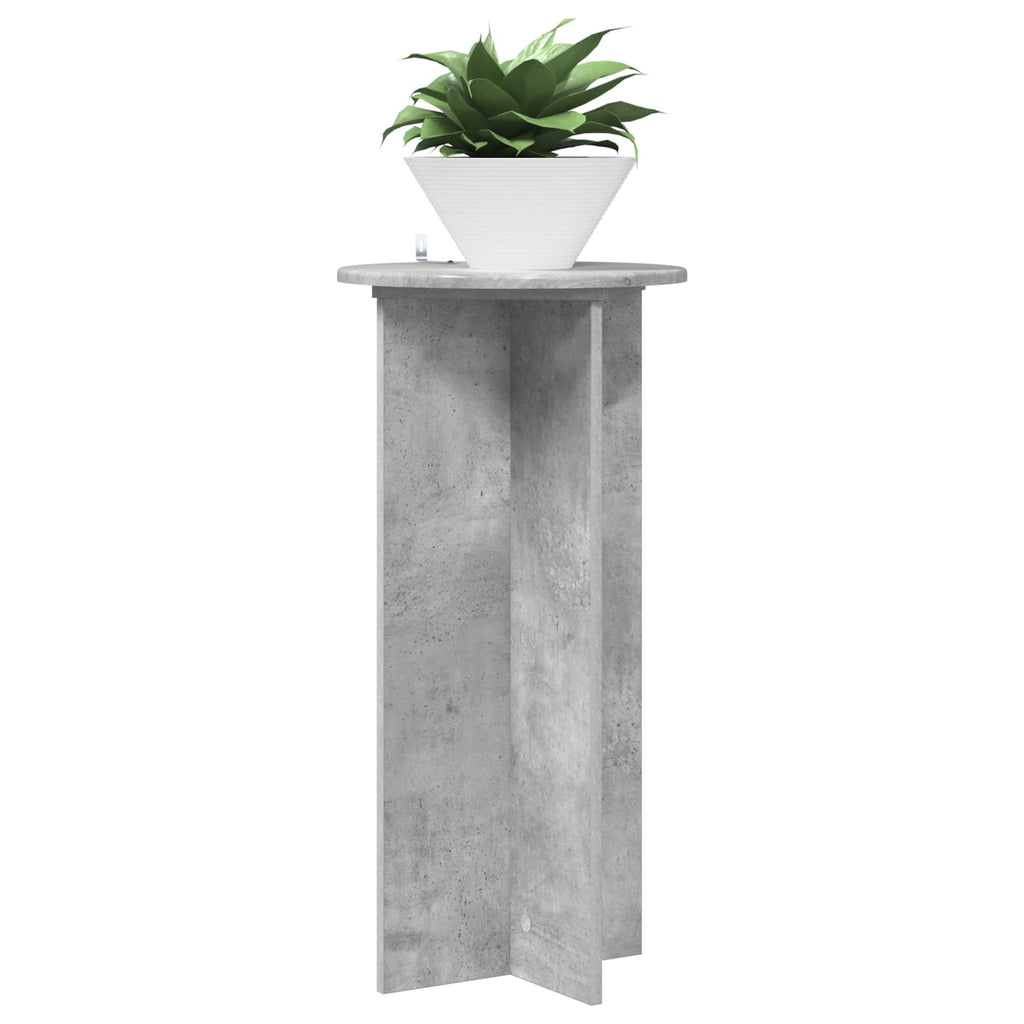 Supporto per piante 2 pcs Grigio Cemento 40 x 40 x 80 cm