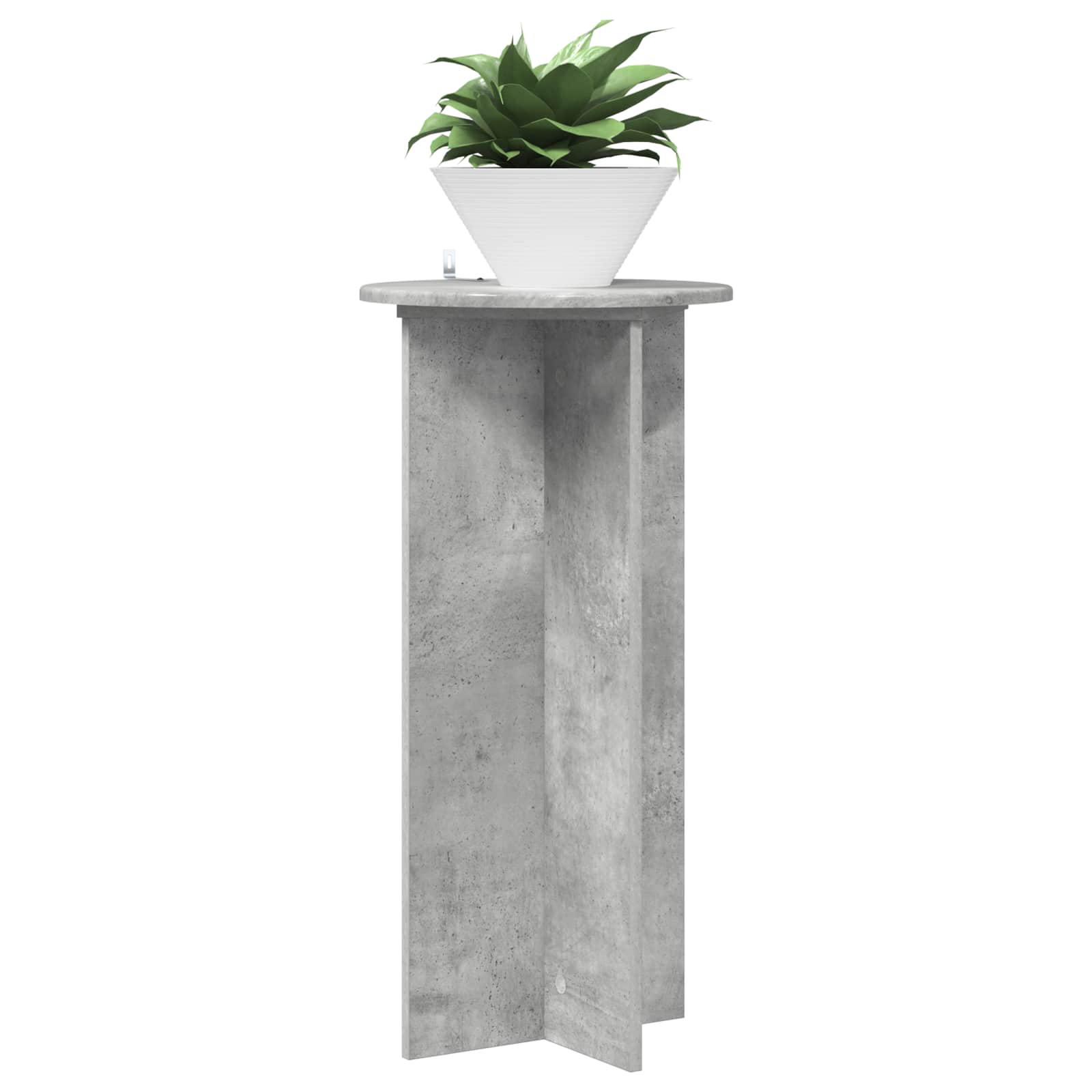 Supporto per piante 2 pcs Grigio Cemento 40 x 40 x 80 cm