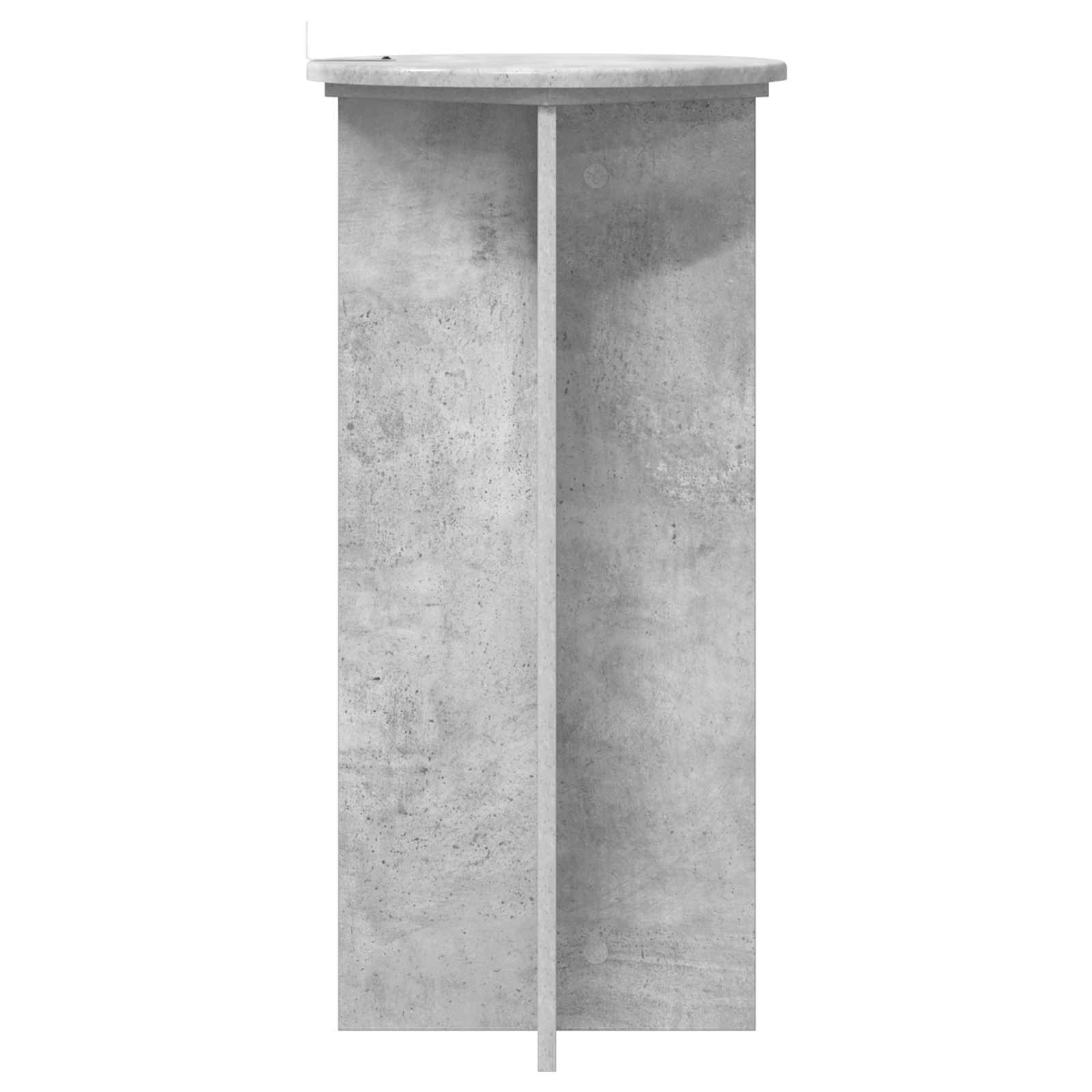 Supporto per piante 2 pcs Grigio Cemento 40 x 40 x 80 cm