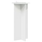 Supporto per piante 2 pcs Bianco Lucido 40 x 40 x 80 cm