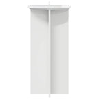 Supporto per piante 2 pcs Bianco Lucido 40 x 40 x 80 cm
