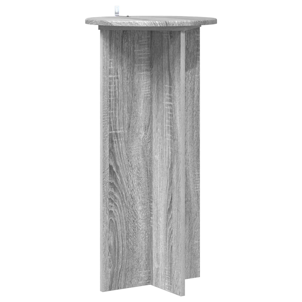 Supporto per piante 2 pcs Grigio Sonoma 40 x 40 x 80 cm