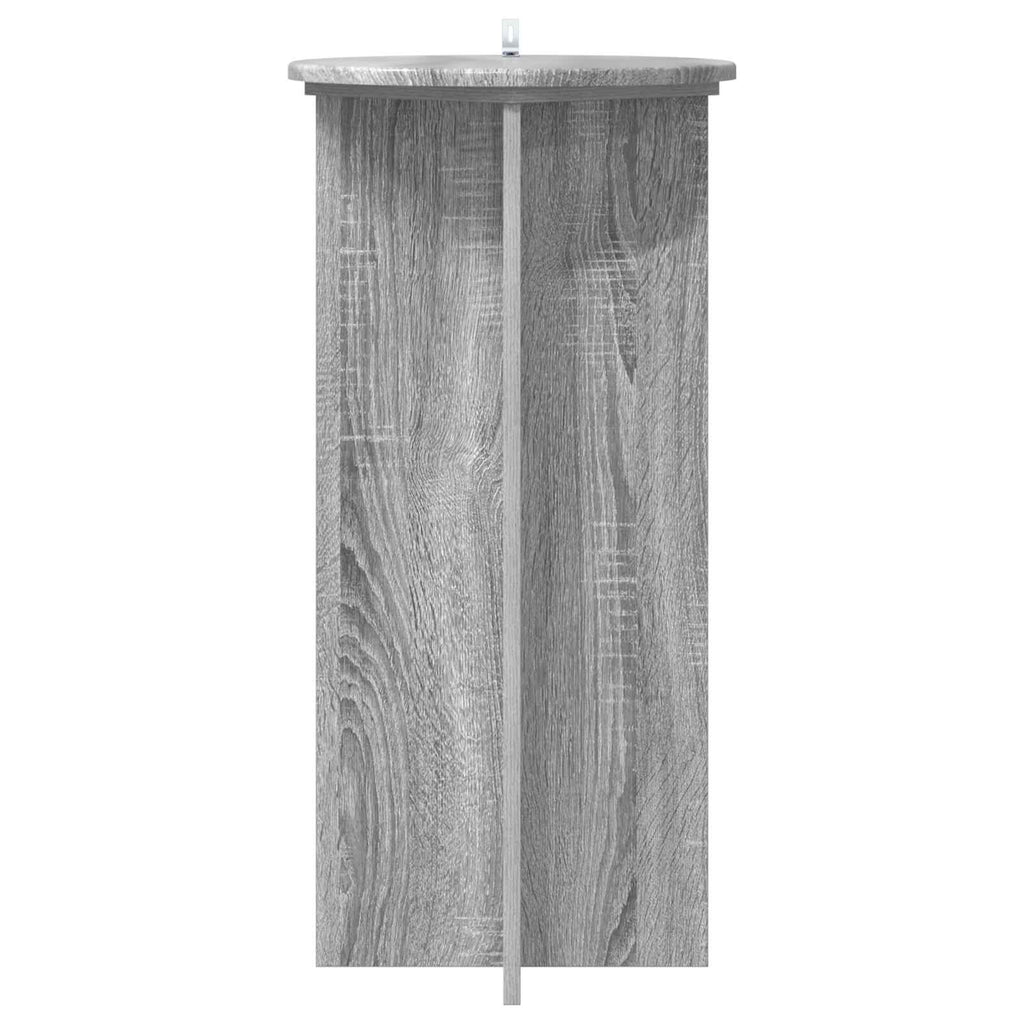 Supporto per piante 2 pcs Grigio Sonoma 40 x 40 x 80 cm